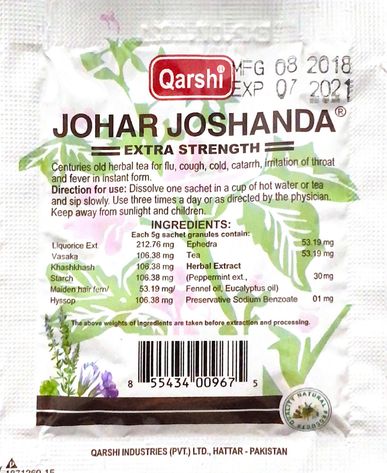 Johar Joshanda Herbal Tea