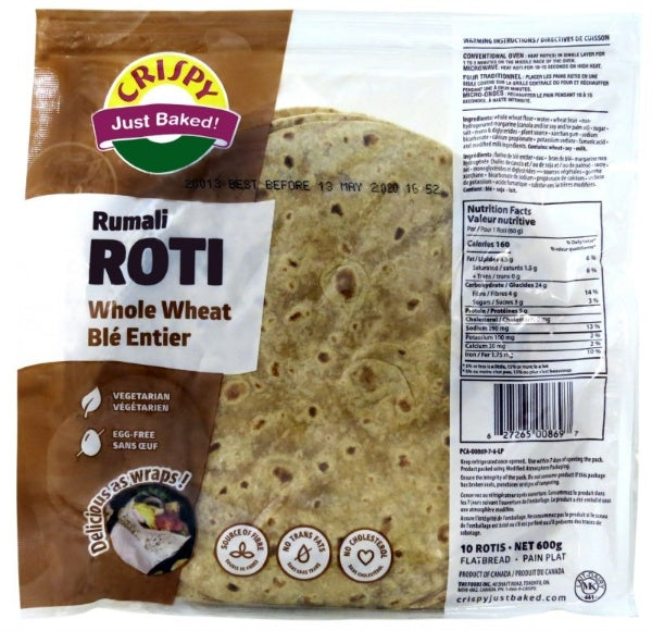 Rumali Roti Whole Wheat