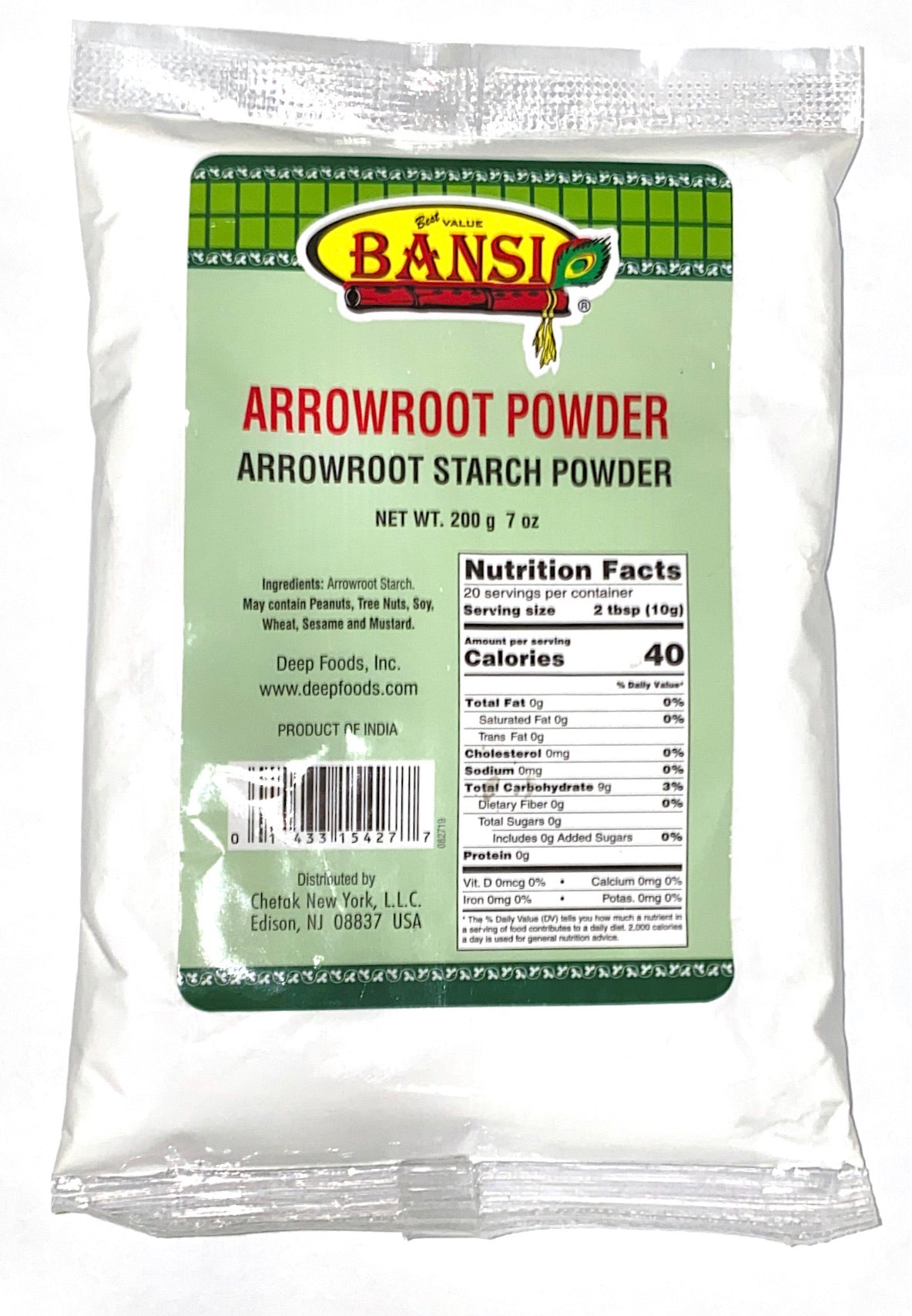 Arrowroot powder