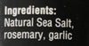Garlic & Rosemary Sea Salt