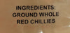 Ex-hot chili powder